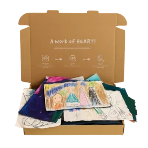 Kids artwork memory box